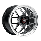 2005-2026 Mustang GT / GT350 / Dark Horse Weld Racing Solana Drag 1-Piece Gloss BLK MIL DIA Wheel - 18x10 with 5x114.3 Bolt, 7.27BS, ET 45