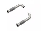 2015-2025 Mustang GT & Dark Horse w/ Long Tube Headers Kooks 3-Inch OEM High Flow GREEN Catted Connection Pipes