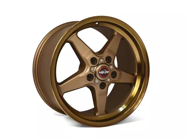 2005-2025 Race Star 92 Drag Star Bracket Racer Bronze Wheel; Rear Only; 17x10.5; 48mm Offset