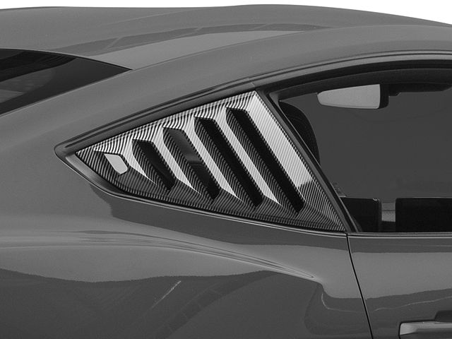2024-2025 Mustang SpeedForm Vintage Quarter Window Louvers Carbon Fiber Appearance