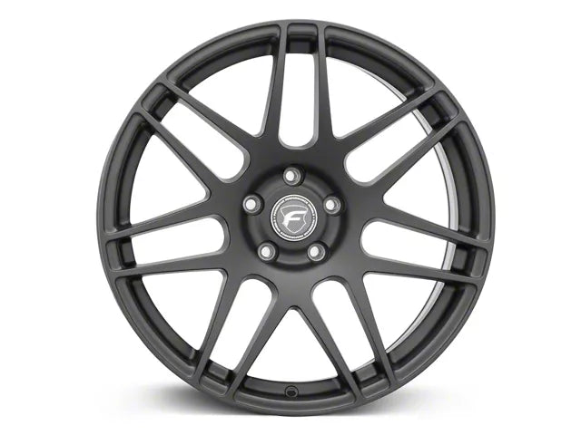 2010-2024 Mustang Forgestar F14 Monoblock Matte Black Wheel Rear Only 19x11