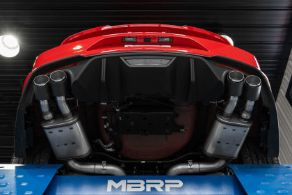 2018-2023 Mustang GT w/ Active MBRP Armor Pro Cat-Back Exhaust with Carbon Fiber Tips