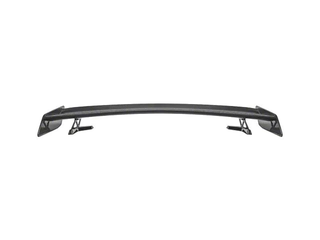 2024-2025 Mustang Fastback GT500 Style High Wing Rear Spoiler; Carbon Fiber