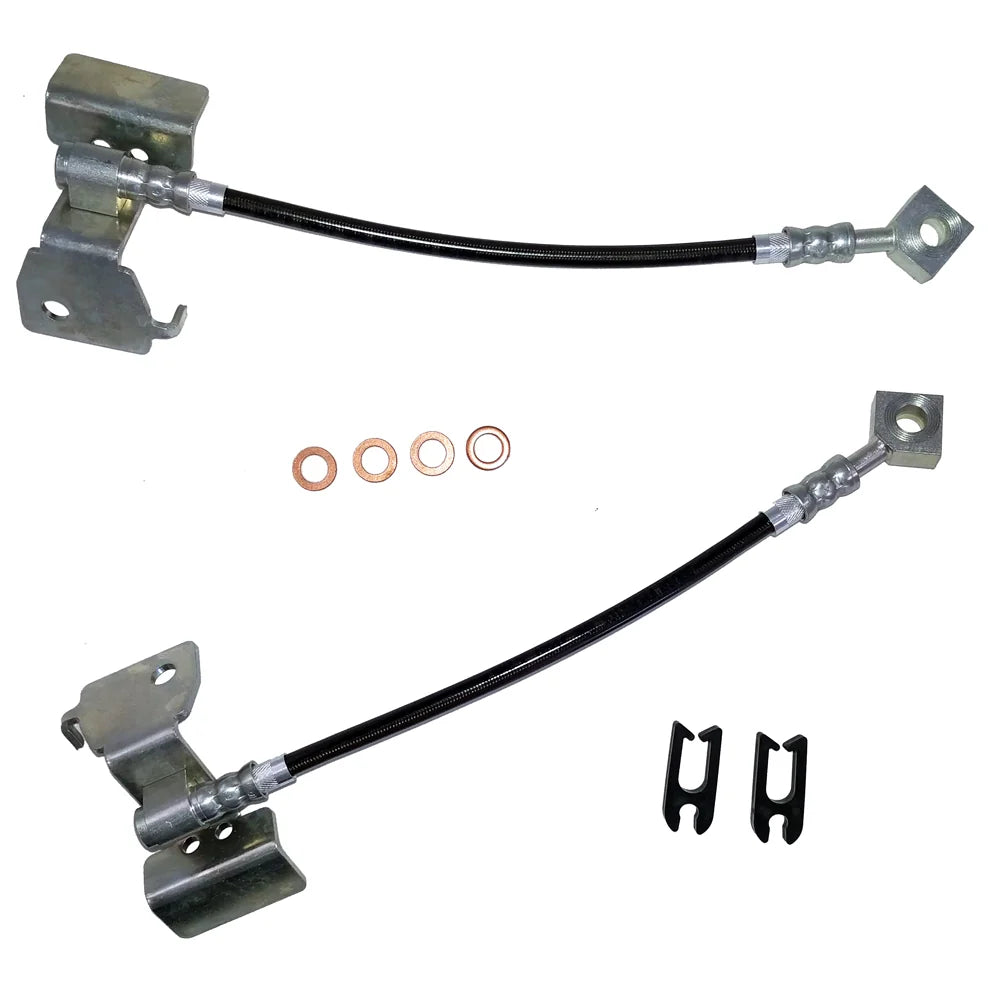 2013-2014 Mustang GT500 J&M Rear Stainless Steel Brake Hose Kit