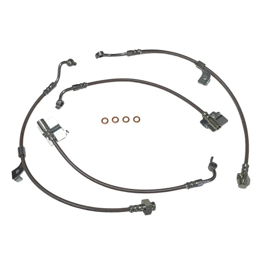 2024-2026 Mustang J&M Front & Rear Stainless Steel Braided Brake Link Kit Magneride Non Brembo (Copy)