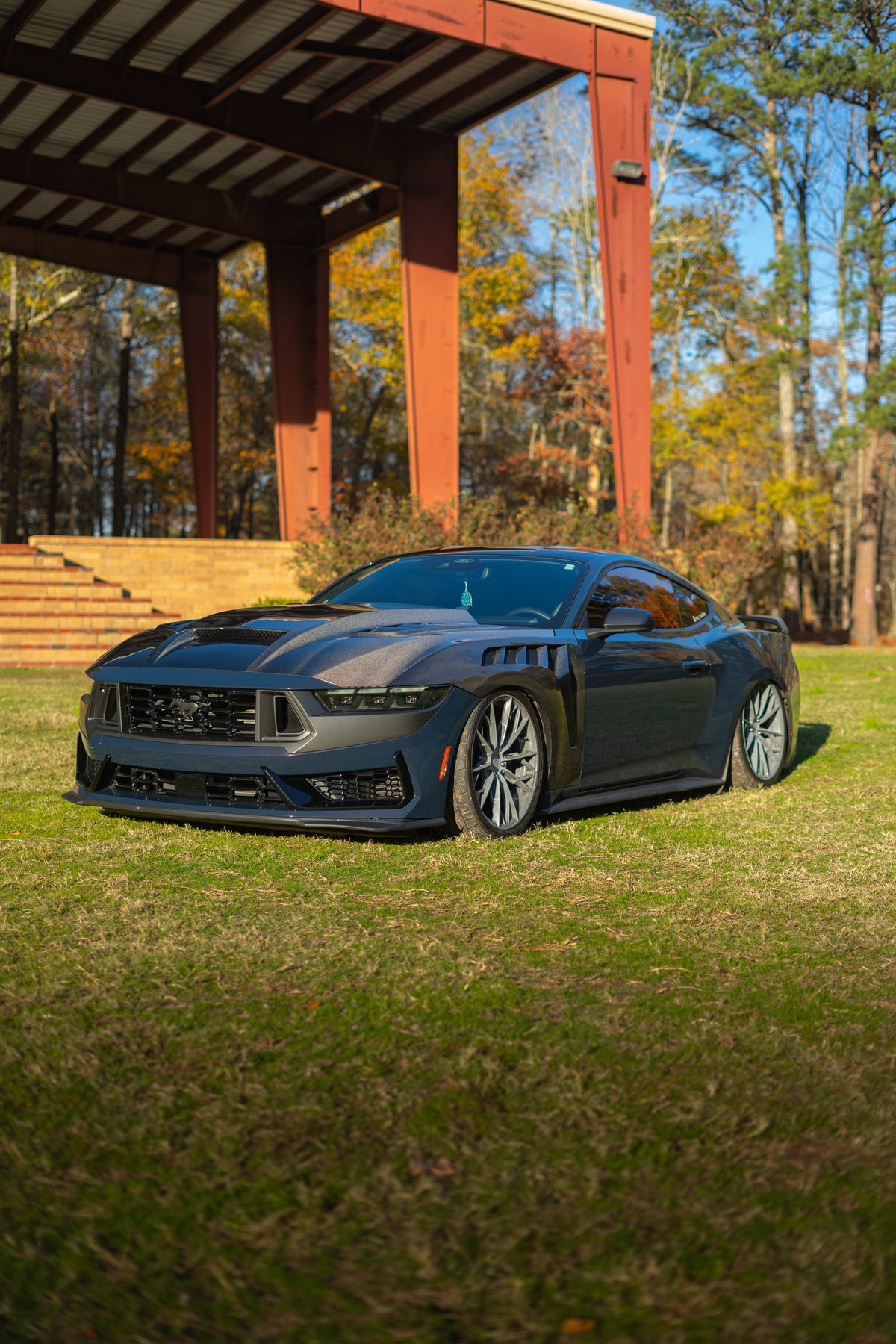 2024 Terminator Hood Mustang Double Sided Dry Carbon Fiber