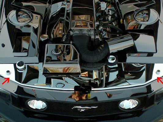 2005-2009 Radiator Support Cover; Polished