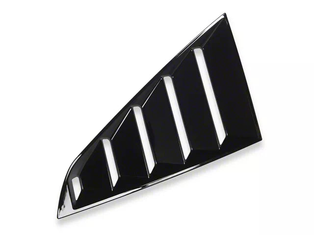 2024-2025 Mustang SpeedForm Vintage Quarter Window Louvers Gloss Black