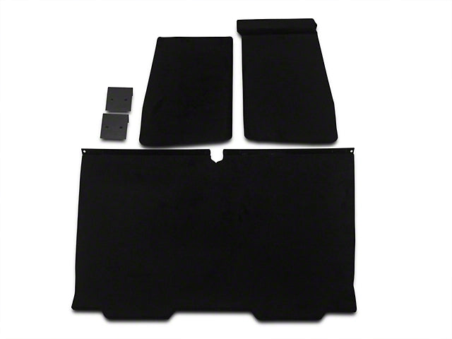 2005-2010 Rear Seat Delete; Black