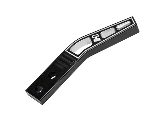 1979-2025 Mustang Hurst 6-Inch Lay Back Shifter Stick; Black Aluminum