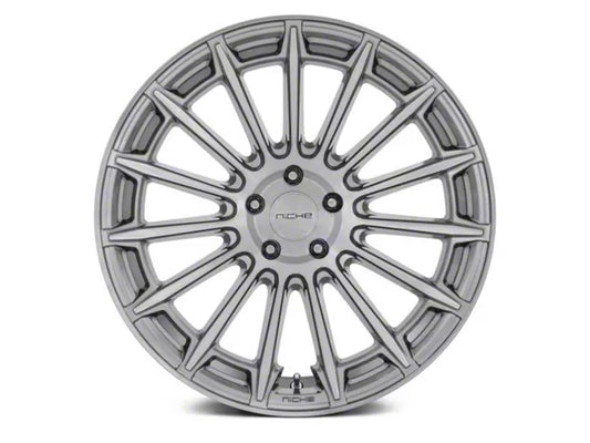 2005-2025 Niche Amalfi Platinum Gray Wheel; 20x9; 35mm Offset