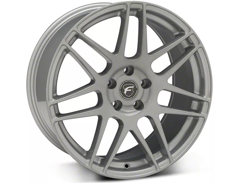 2005-2025 Mustang Forgestar F14 Monoblock Silver Wheel 19x9.5