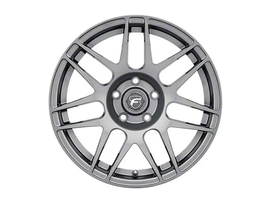2005-2025 Forgestar F14 Drag Gloss Anthracite Wheel; Rear Only; 17x10; 50mm Offset