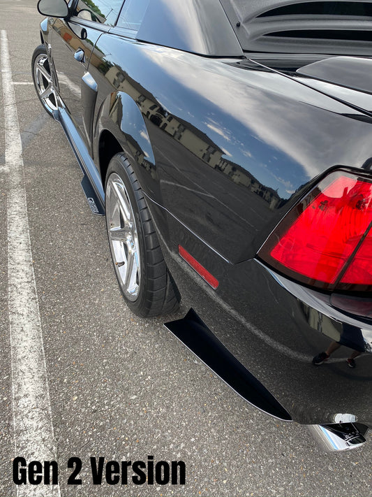 Carter's Customs New Edge Mustang Side & Rear Splitter Combo