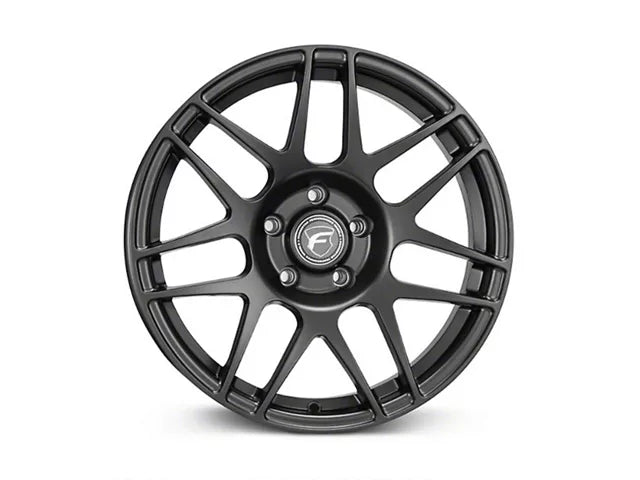 2005-2025 Forgestar F14 Drag Satin Black Wheel; Front Only; 18x5; -23mm Offset