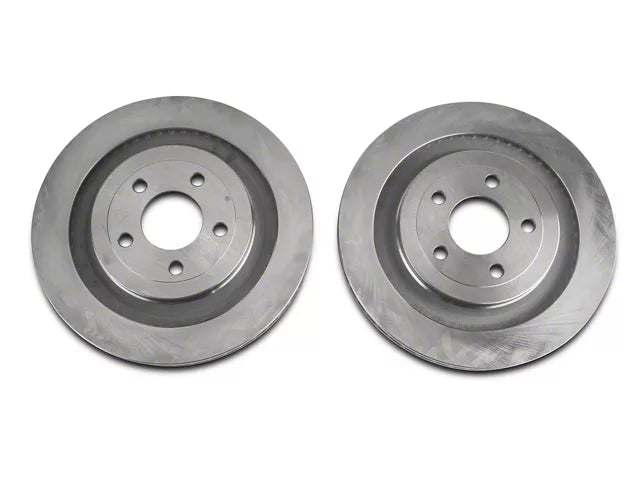 2015-2021 Mustang GT, EcoBoost w/ Performance Pack PowerStop OE Replacement Brake Rotor and Pad Kit; Rear