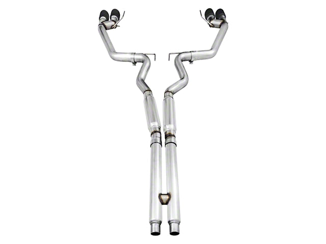 2018-2023 Mustang GT w/ Active AWE Track Edition Cat-Back Exhaust with Diamond Black Tips