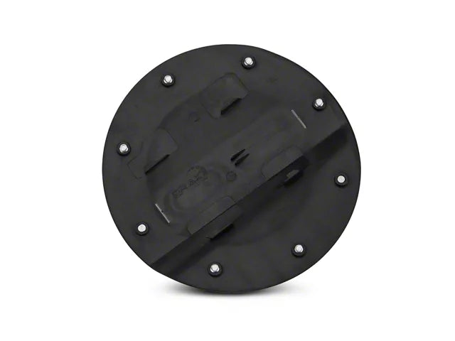 2015-2023 Mustang Competition Series Fuel Door with 5.0 Logo; Black