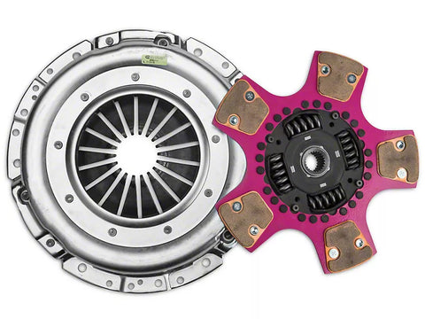 2015-2017 Mustang GT Exedy Mach 700 Stage 2 Cerametallic Clutch Kit with Puck Style Disc and Hydraulic Throwout Bearing; 23-Spline