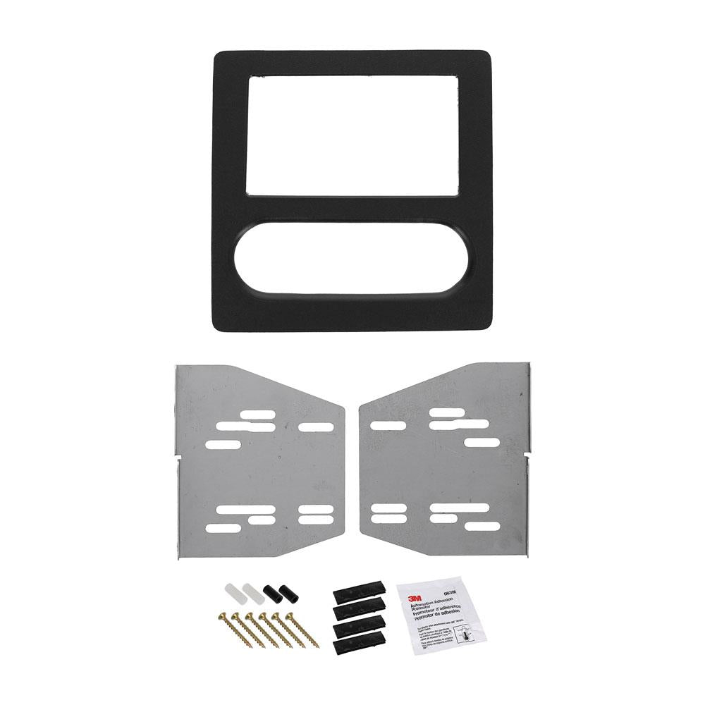 1990-1993 Mustang 417 Fox Double DIN Radio Trim Bezel HVAC Relocation