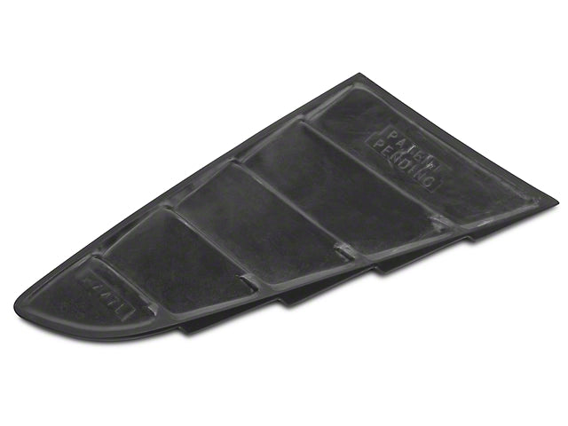 2015-2023 Mustang Cervini's Quarter Window Louvers; Matte Black