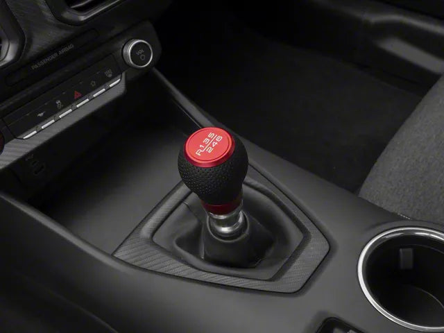2024-2025 Mustang GT, Dark Horse SpeedForm 6-Speed Shift Knob; Red