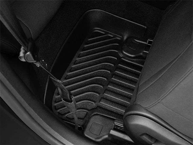 2015-2025 Mustang TruShield Precision Molded Front and Rear Floor Liners; Black