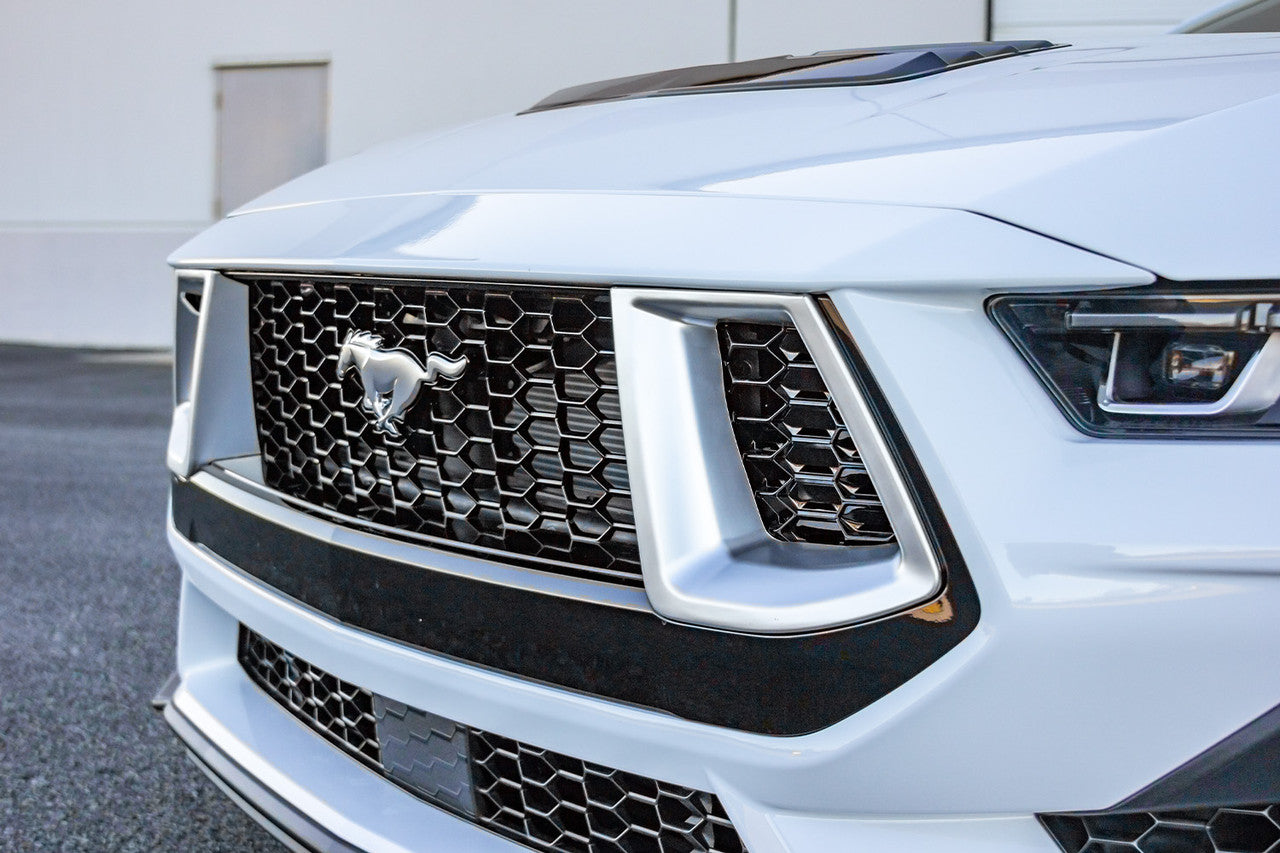 2024-2025 Steeda Mustang GT Silver Grille Overlays