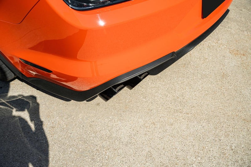 Corsa 20-22 Ford Mustang GT500 3.0in Dual Rear Exit Catback w/ Twin 5.0in Black Slash Cut Pro Tips