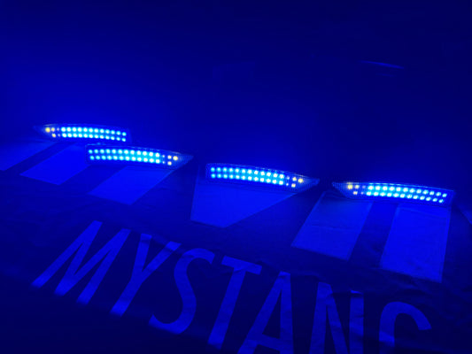 2024-2026 Ford Mustang RGB Side Markers; Set of 4