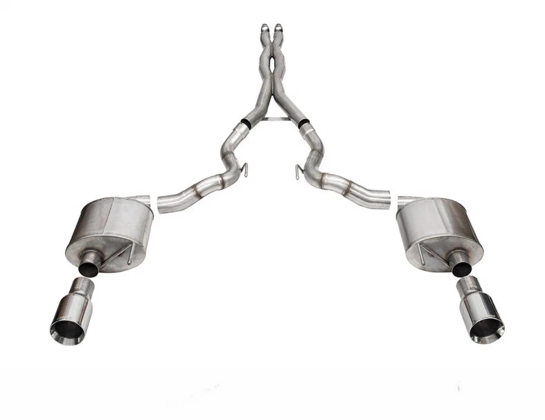 2024-2026 Mustang GT Corsa Xtreme 3" Cat-Back 4.5" Polished Tips Convertible