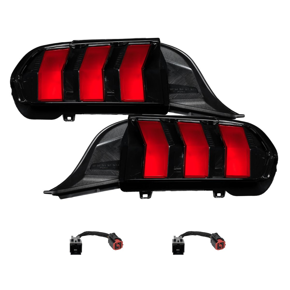 2024-2025 Ford Mustang Form Lighting Sequential LED Tail Lights (Pair)