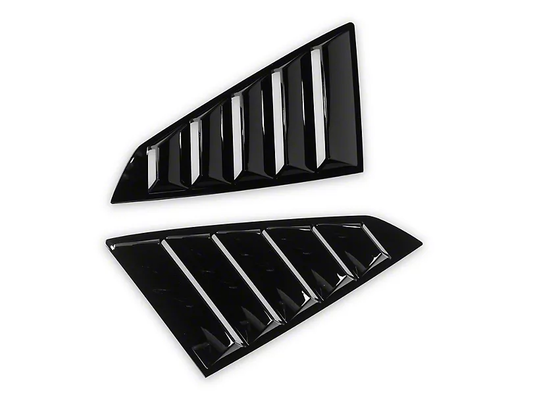 2024-2025 Mustang MP Concepts Quarter Window Louvers Gloss Black