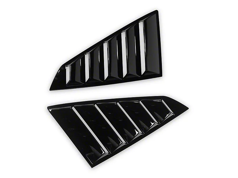 2024-2025 Mustang MP Concepts Quarter Window Louvers Gloss Black