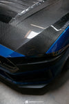 2024 MUSTANG TYPE-GT5 DOUBLE-SIDED Anderson Composites CARBON FIBER HOOD