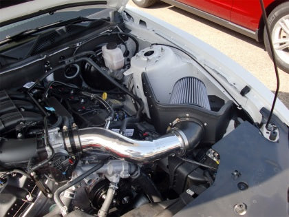 2011-2014 Mustang V6 AFE Magnum FORCE Stage 2 Cold Air Intake with Pro DRY S Filter Polished