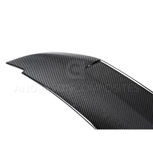2010-2014 Mustang Anderson Composites GT500 Style Rear Spoiler; Carbon Fiber