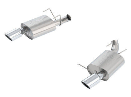 2013-2014 Mustang GT and 2013 BOSS 302 Borla ATAK Axle-Back Exhaust with Polished Tips