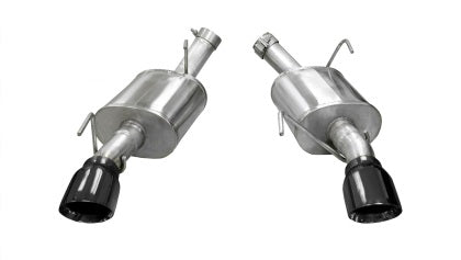 2005-2010 GT and GT500 Corsa Xtreme Axle-Back Exhaust with Black Tips