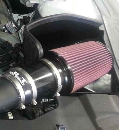 2011-2014 Mustang GT w/ Paxton or Vortech Supercharger JLT Blow Through Air Box Intake with Red Oiled Filter