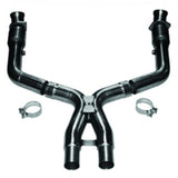 2011-2014 Mustang GT w/ Long Tube Headers Kooks High Flow Catted X-Pipe