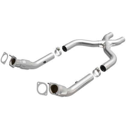 2011-2014 Mustang GT Magnaflow Direct-Fit Catted Tru-X X-Pipe