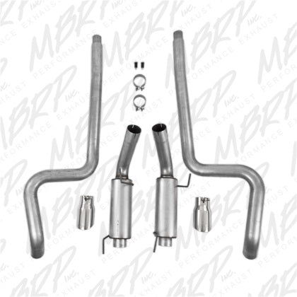 2005-2009 Mustang GT 2007-2010 MustangGT500 MBRP Installer Series Cat-Back Exhaust Race Version