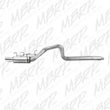 2005-2009 Mustang GT 2007-2010 MustangGT500 MBRP Installer Series Cat-Back Exhaust Race Version