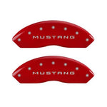 2010-2014 Mustang GT MGP Caliper Covers for Ford Mustang Red with GT logo