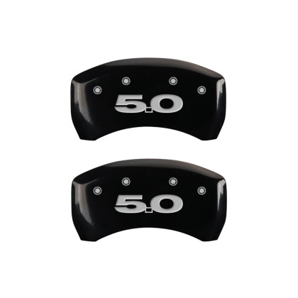 2010-2014 Mustang GT MGP Caliper Covers Black with 5.0 logo