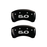 2010-2014 Mustang GT MGP Caliper Covers Black with 5.0 logo