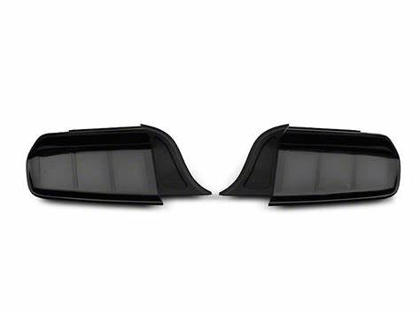 2015-2023 Mustang Raxiom Profile LED Tail Lights Gloss Black Housing Smoked Lens