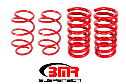 2015-2025 Mustang BMR Lowering Springs, Set Of 4, Drag Version