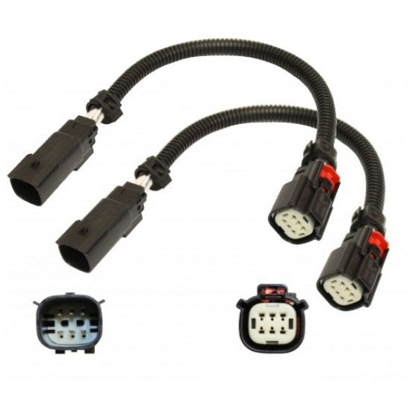 2015-2017 MUSTANG GT/V6 BBK FRONT O2 SENSOR EXTENSIONS 12 "